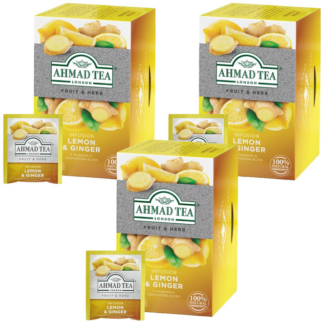 아마드티 레몬 진저티, 2g, 20개입, 3개