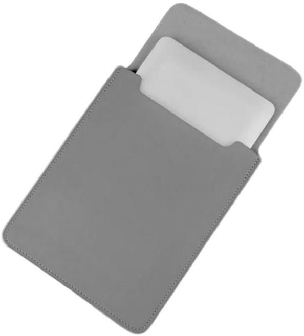 모아브 아이패드 가죽 파우치, 그레이, 1개