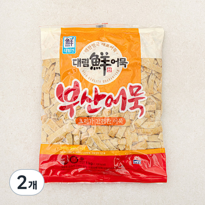 대림선 요리가 간편한 어묵, 1kg, 2개