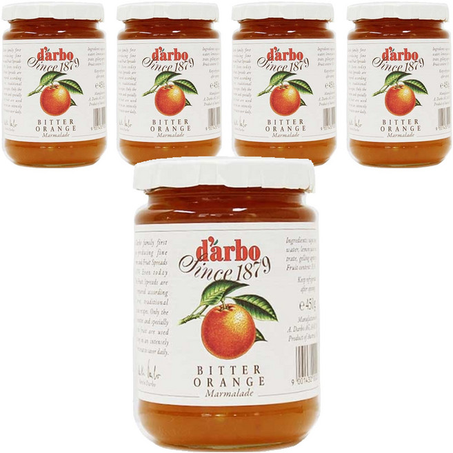 다보 오렌지 마멀레이드, 450g, 5개