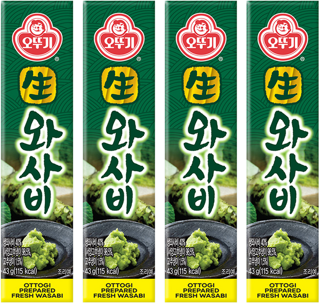 오뚜기 생와사비, 43g, 4개