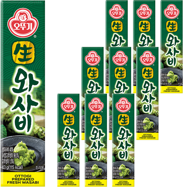 오뚜기 생와사비, 43g, 10개