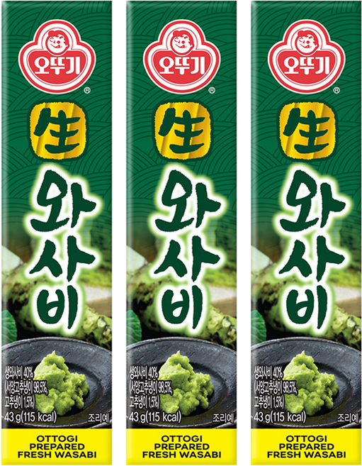 오뚜기 생와사비, 43g, 3개