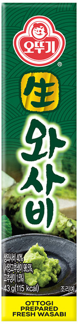 오뚜기 생와사비, 43g, 1개