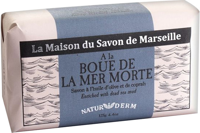 La Maison 馬賽皂之家 深層清潔死海泥 香氛精油 面膜皂, 125g, 1顆