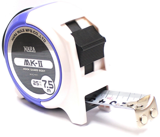HARA MK 2 줄자 7.5m HARA 25-75(양면 자석) 랜덤 발송, 1개