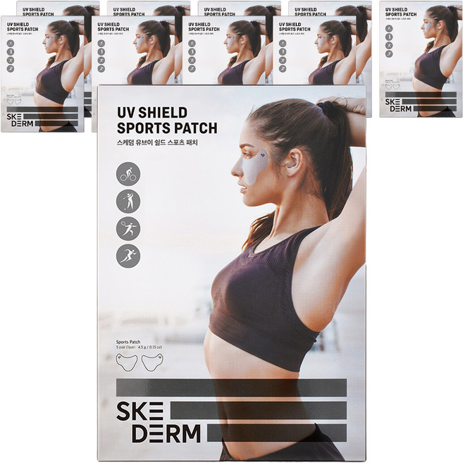 스케덤 유브이 쉴드 스포츠패치, 5개입, 10개