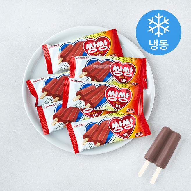해태아이스 쌍쌍바 (냉동), 75ml, 6개입, 1개
