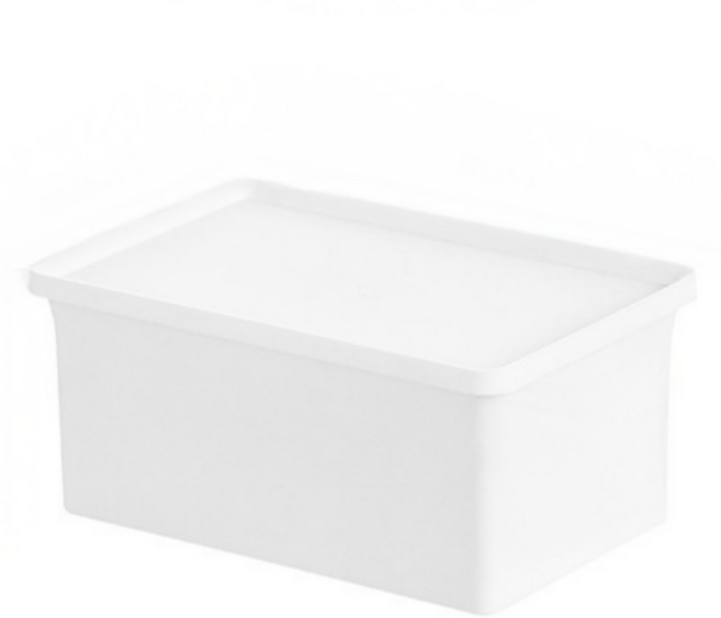 데일리홈 다용도 수납 정리 보관함, 화이트, 1개