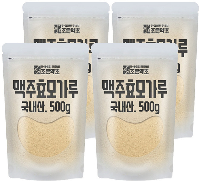 Joeun Herb 高級啤酒酵母粉, 500g, 4個