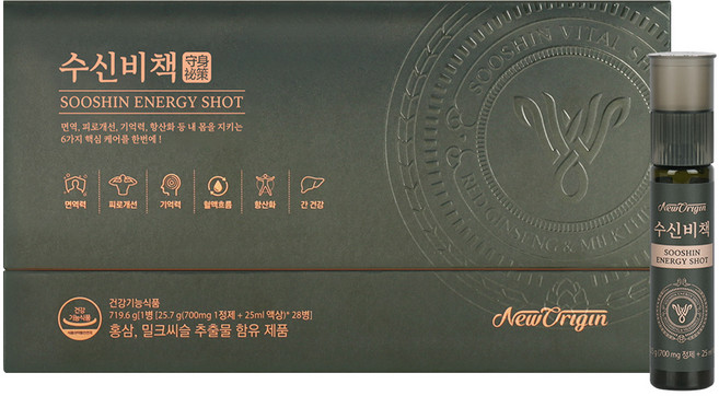 유한건강생활 뉴오리진 수신비책 28p, 770.7g, 1개