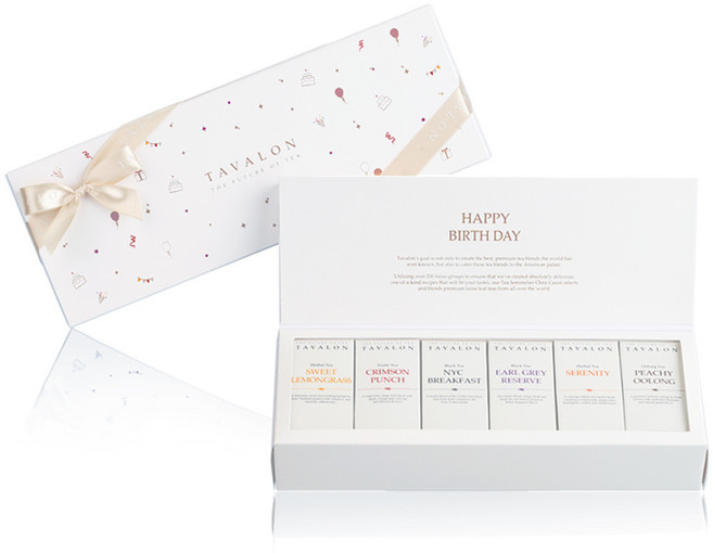 타바론 버라이어티 + 쇼핑백 T12 선물세트, 티 12종 + 리본, 1세트