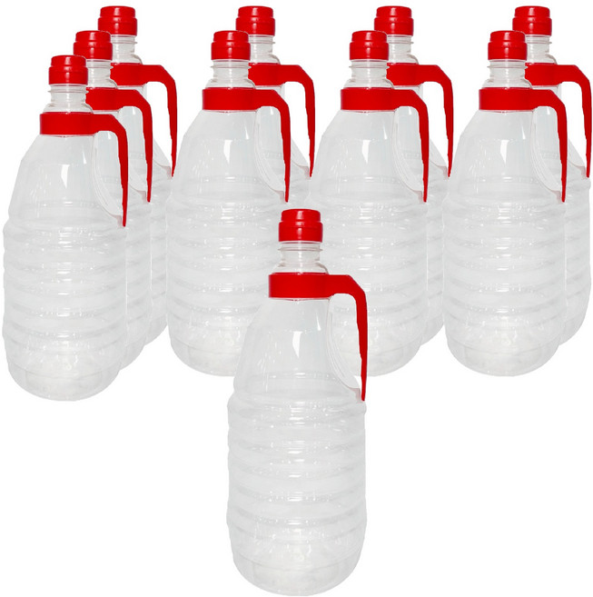 대경 HS 공병 1.8L + 손잡이 적색 + 뚜껑 적색 세트, 10세트