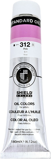 쉴드 스탠다드 유화물감 전문가용 312 PINK, 180ml, 1색