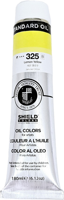 쉴드 스탠다드 유화물감 전문가용 325 LEMON YELLOW, 180ml