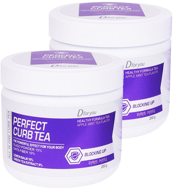 디포유 퍼펙트 커브티 다이어트식품, 2개, 200g