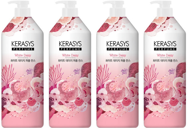 케라시스 퍼퓸 린스 화이트 데이, 1L, 4개