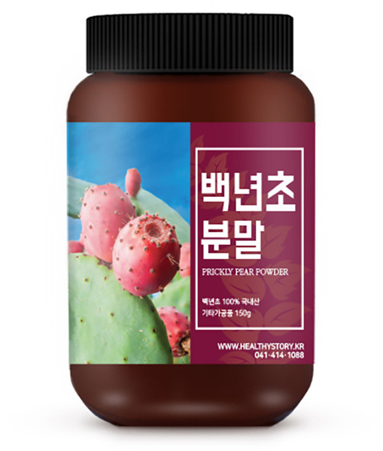 건강스토리 국내산 백년초 분말, 1개, 150g