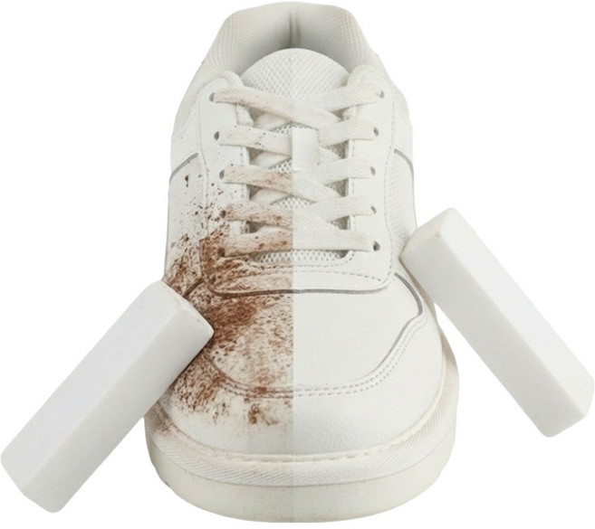 웰티움 운동화 스웨이드 클리너 지우개 신발 오염 얼룩 제거, 200g, 2개