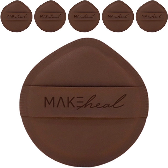 메이크힐 구름 팡팡 퍼프, 혼합색상, 6개