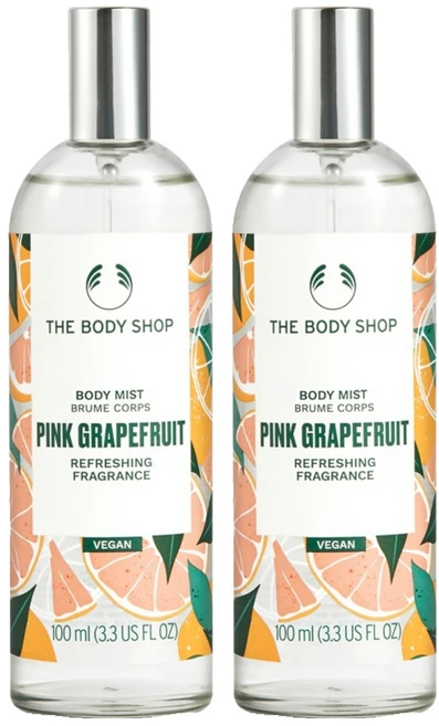 더바디샵 바디 미스트 핑크 그레이프후룻, 2개, 100ml - 쿠팡