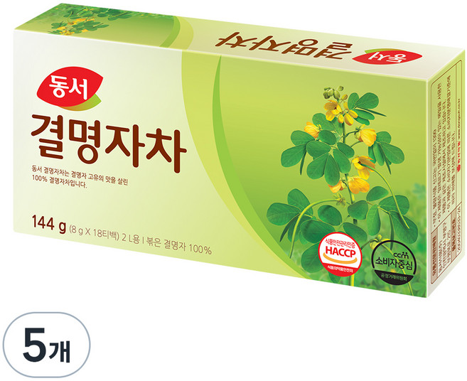 동서 결명자차, 8g, 18개입, 5개
