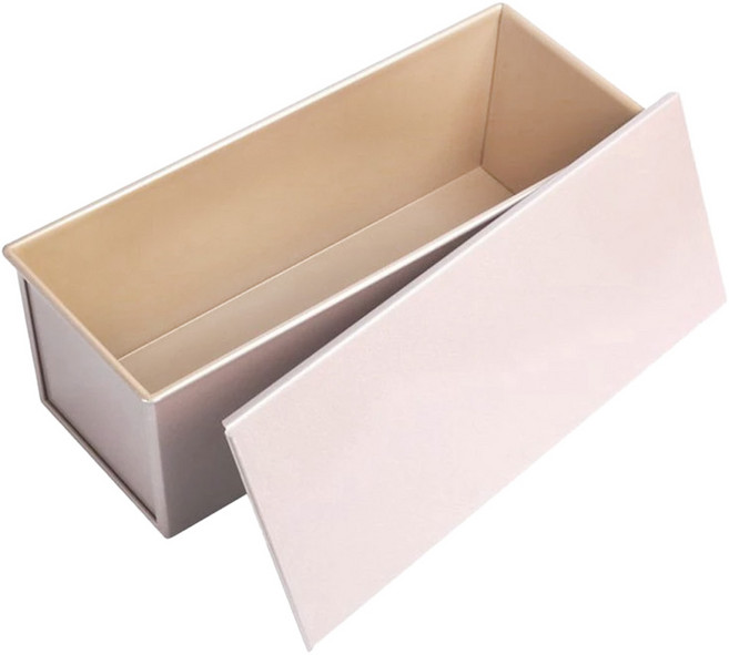 CHEFMADE 學廚 商用系列 商用不粘吐司盒帶蓋 金色 1kg, 1個