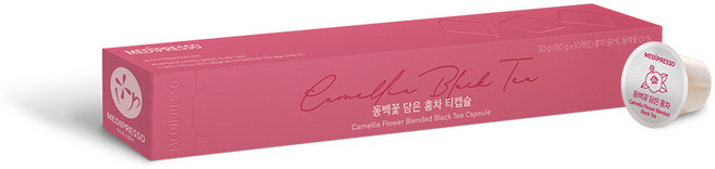 메디프레소 동백꽃 담은 홍차 티 캡슐, 3g, 10개입, 1개