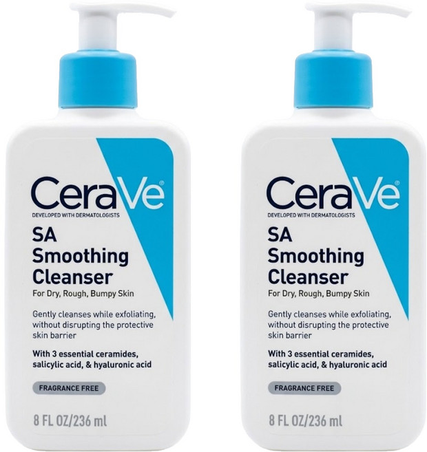CeraVe 適樂膚 水楊酸煥膚淨嫩潔膚露, 236ml, 2瓶