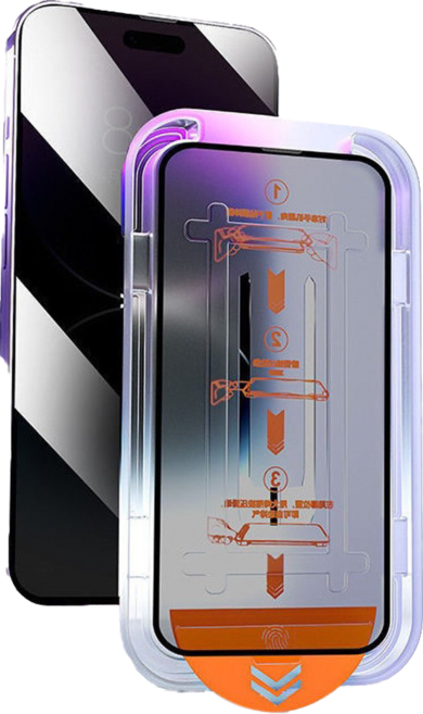 無品牌 手機 鋼化玻璃 螢幕保護貼 iPhone 17 防窺 滿版 自動除塵 懶人速貼