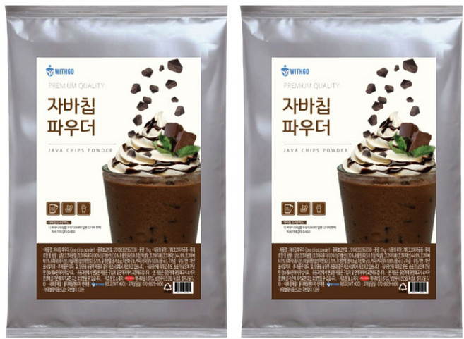 위드고 자바칩 파우더, 1kg, 1개입, 2개