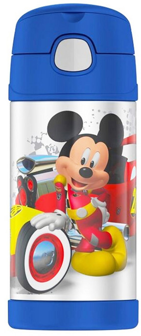 THERMOS 膳魔師 保溫瓶, 米老鼠 藍色, 355ml, 1個