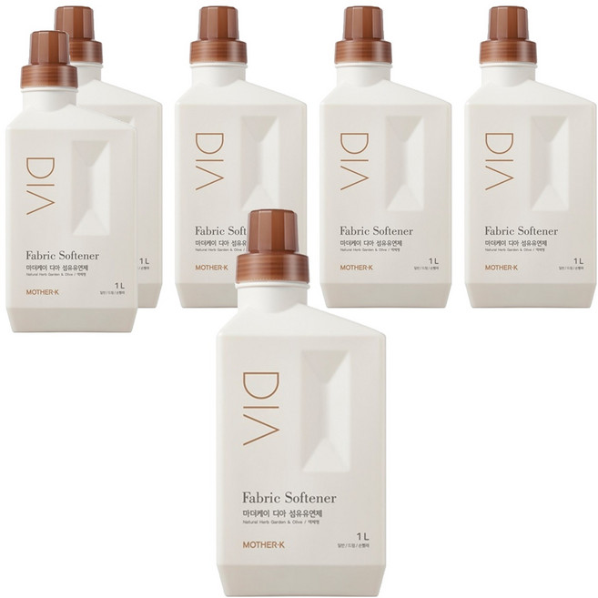 마더케이 디아 섬유유연제, 6개, 1L