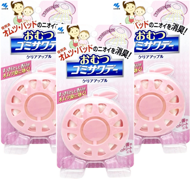 KOBAYASHI 小林製藥 垃圾桶除臭貼 清新微香, 2.7ml, 3個