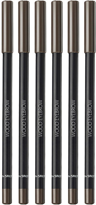 더샘 샘물 우드 아이브로우 1.8g, 03흑갈색, 6개