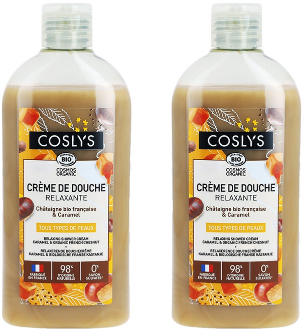 코슬리스 바디워시 카라멜 앤 캐슈넛, 250ml, 2개