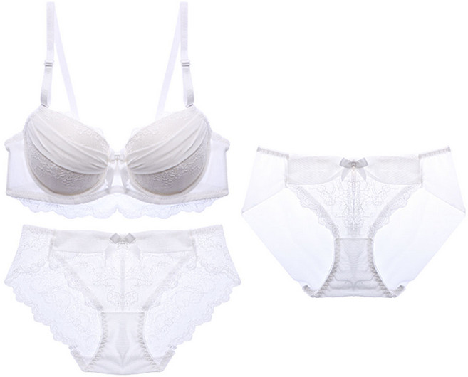 글램공감 제시카 와이어 브라 + 레이스팬티 + 누디팬티 세트