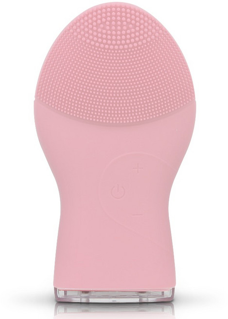 오엠티 휴대용 충전식 실리콘 진동클렌저, OMS-703, 베이비핑크