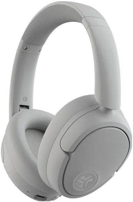 JLab Jbuds Lux ANC Wireless 主動降噪 耳罩式 耳機 內建麥克風 封閉式 40mm Drivers 雲霧灰 HBJLUXANCRWHT62