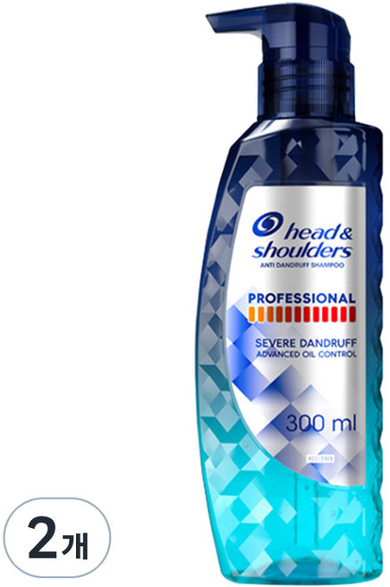 헤드앤숄더 프로페셔널 오일 컨트롤 샴푸, 300ml, 2개