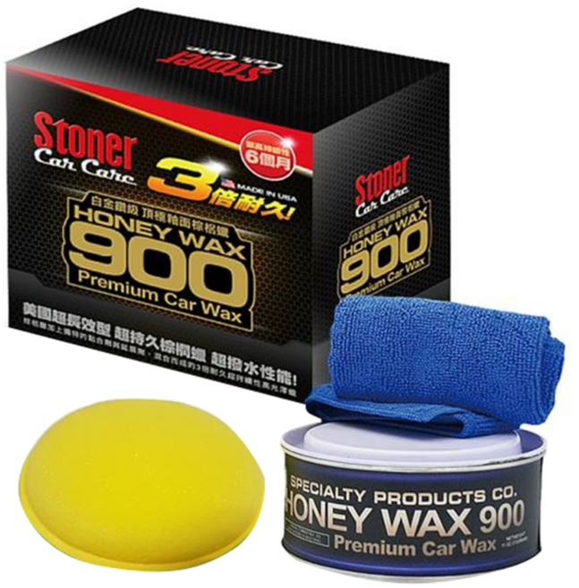 Stoner 美國史東樂 升級版 HONEY WAX 900 汽車棕梠蠟 312g, 1盒