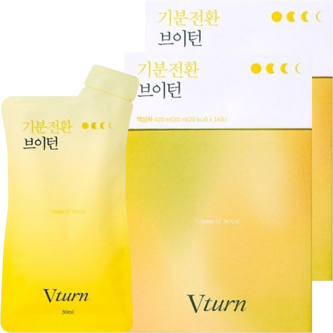 생활약속 기분전환 브이턴 메리로트 베르가못차, 30ml, 28개