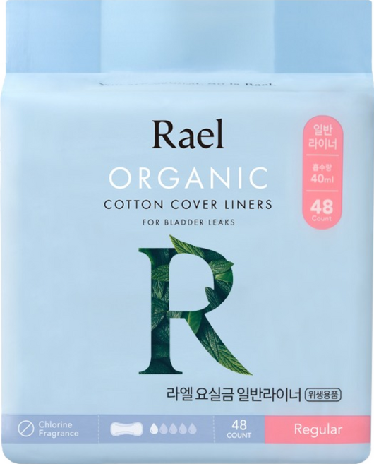 라엘 남녀공용 요실금 라이너, 48개입, 1개
