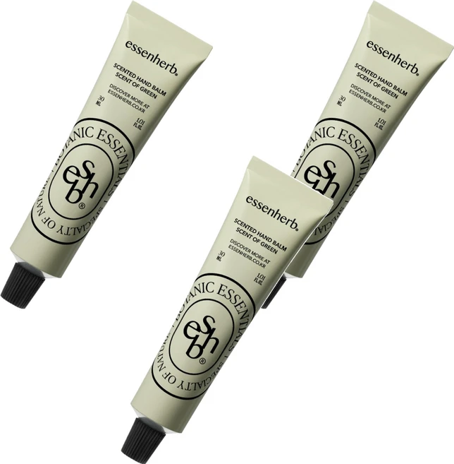 에센허브 센티드 핸드밤 센트오브그린 프레쉬그린 허브향, 3개, 30ml - 쿠팡