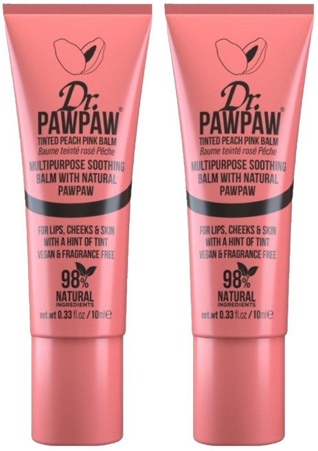 Dr.PAWPAW 台灣公司貨 蜜桃亮采霜, 2個, 10ml, 蜜桃粉/果香