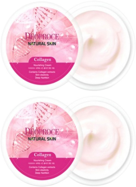 디오프러스 내추럴스킨 콜라겐 영양크림, 2개, 100g