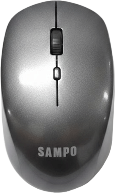 SAMPO 聲寶 無線靜音滑鼠, VA-N1802L, 灰色