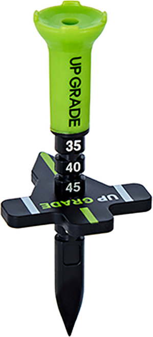 업그레이드 높이조절 에이밍 눈금골프티꽂이, 연두, 1개