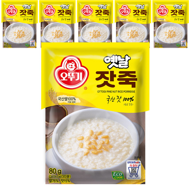 오뚜기 잣죽, 80g, 6개