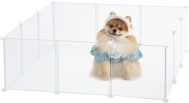 탐사 반려동물 울타리 12p, 투명, 12개